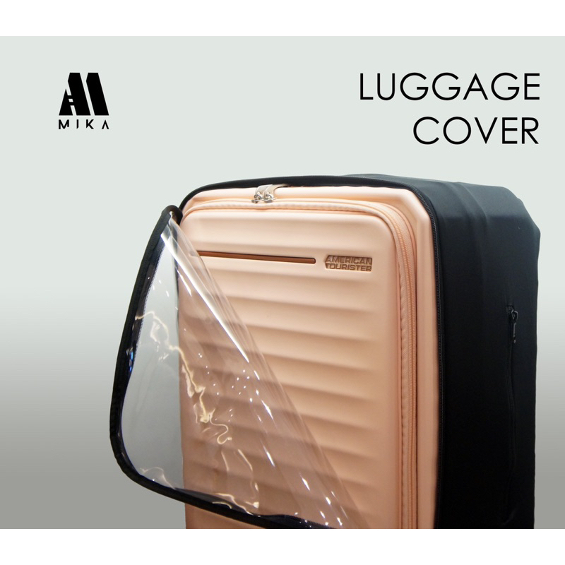 มิกา | ฝาครอบกระเป๋าเดินทางฝาครอบป้องกัน SUITcase TRANSPARENT EXPAND SUITcase CABIN LUGGAGE AMERICAN