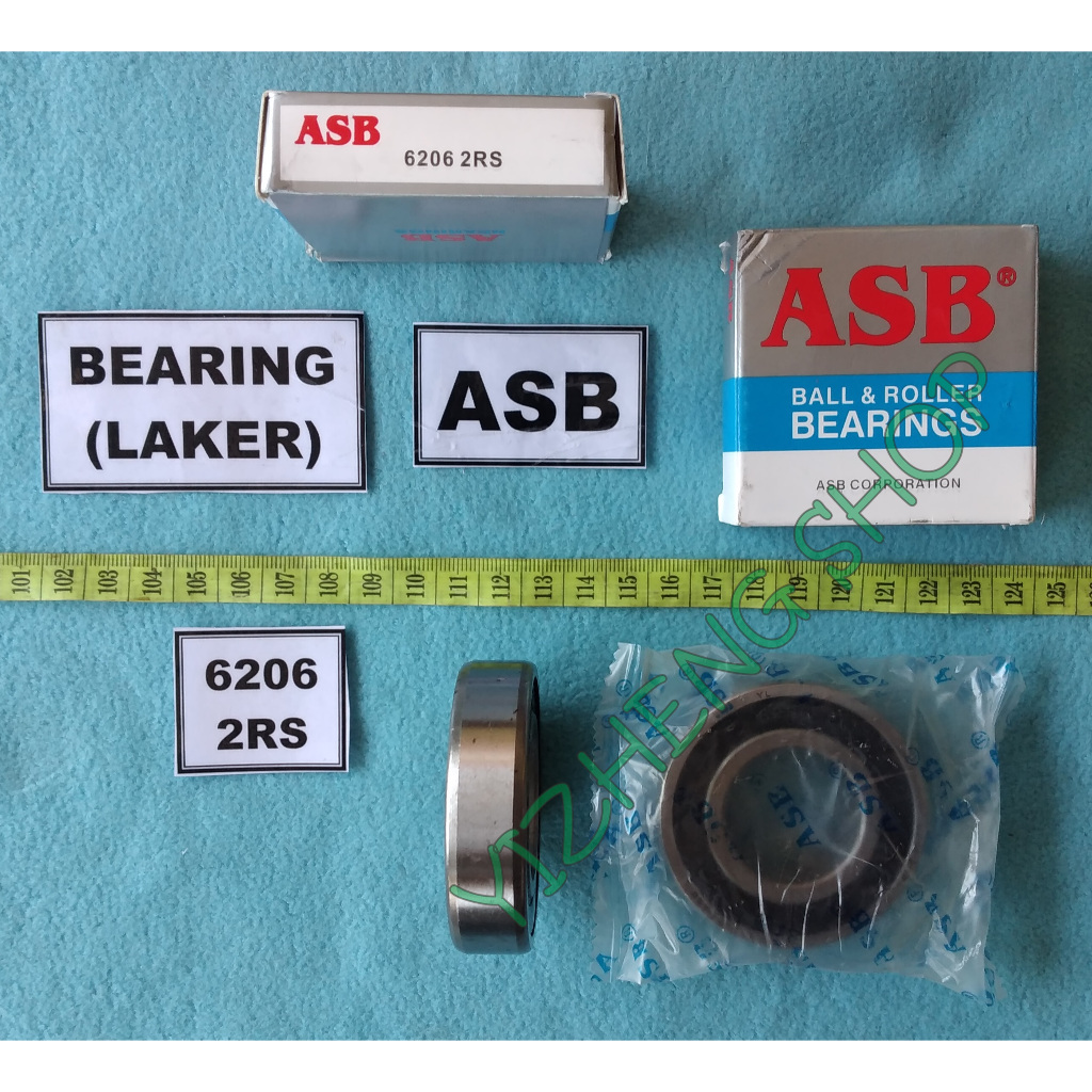 BEARING OR LAKER 6206 2RS ASB ยี่ห้อ