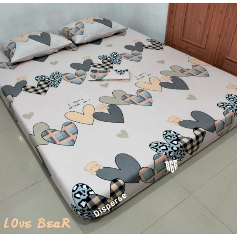 HIJAU UNGU MERAH EMBOSED BED SHEET 180X200 KING BED thumbnail 9