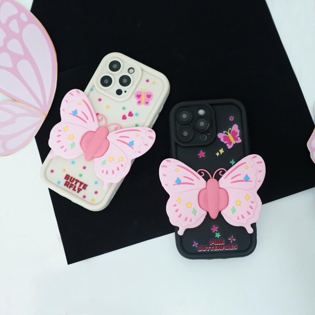 เคสซอฟต์เคสผีเสื้อนูนสําหรับสมาร์ทโฟนทุกประเภท A5i A5 PRO A5X A07 Y400 HOT 60 PRO A5i PRO