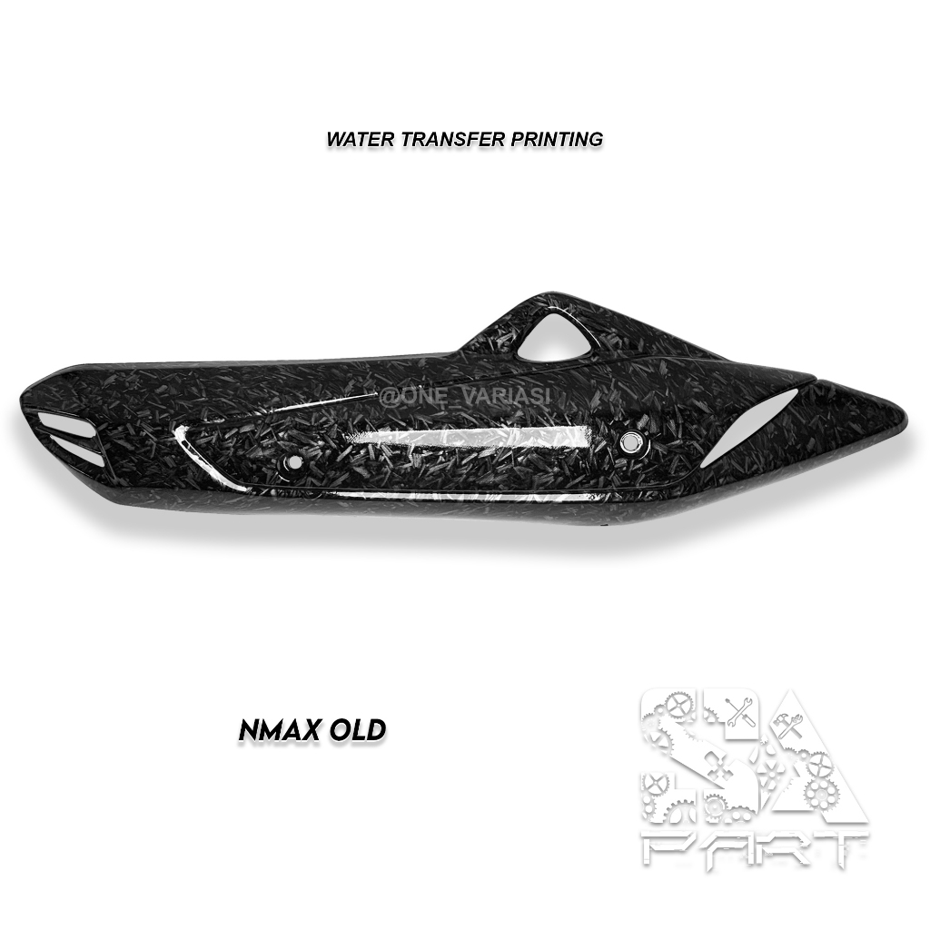 ฝาครอบคาร์บอน EXHAUST OLD NMAX FORGED / NMAX ฝาครอบโล่คาร์บอนเก่า
