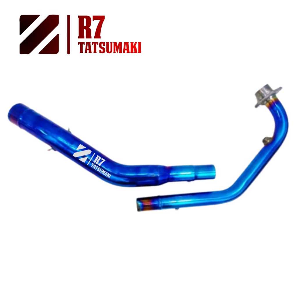 Original Racing Exhaust Header Neck R7 CBR150 R15 GSXR150 Vixion Satria Fu MXking Verza Etc.