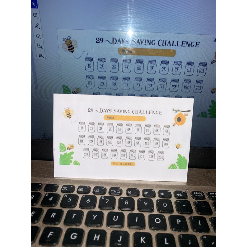 ( NEW ) BEE CHALLENGE SAVING ENVELOPE