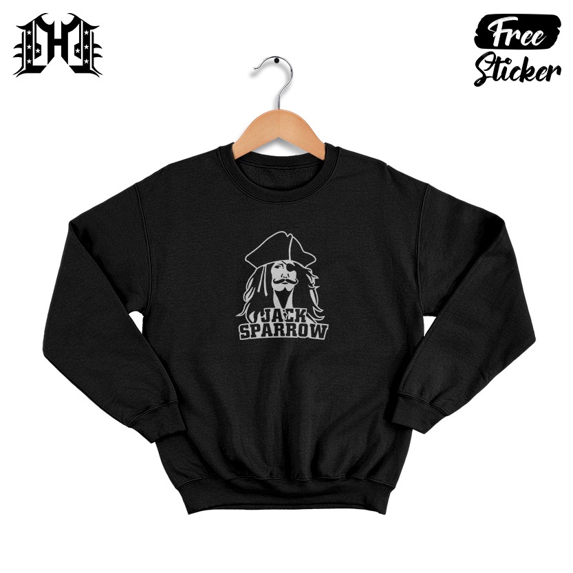 เสื้อสเวตเตอร์ คอกลม Jack Sparrow Pirates of the Caribbean 02