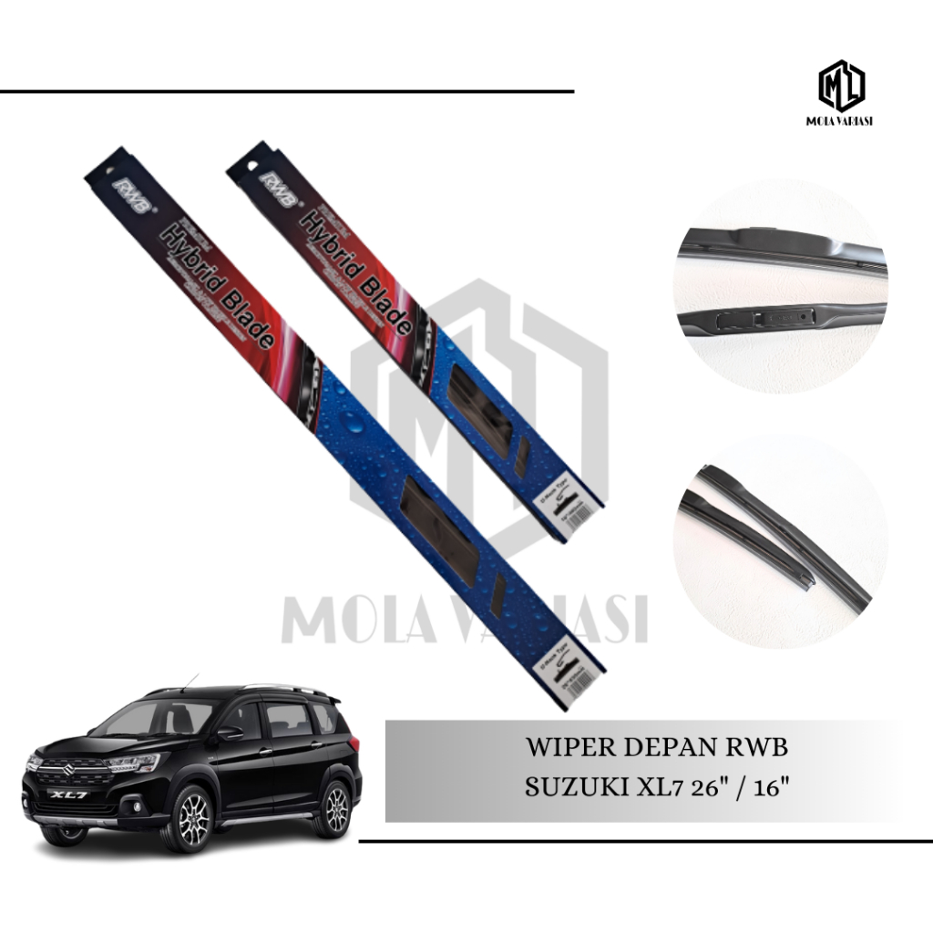 Suzuki XL 7 RWB Hybrid Wiper ขนาด 26 & 16 คู่