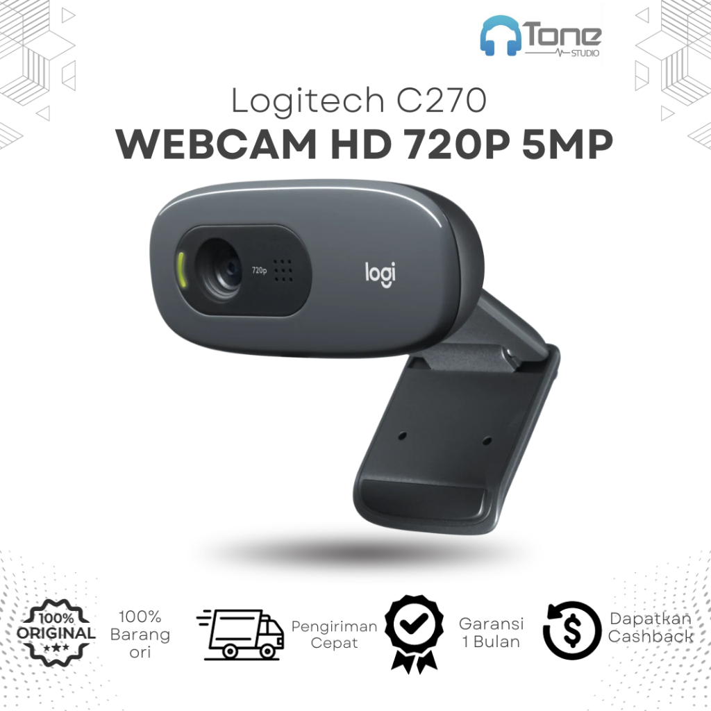 เว ็ บแคม Logitech C270 Widescreen HD 720P 3MP