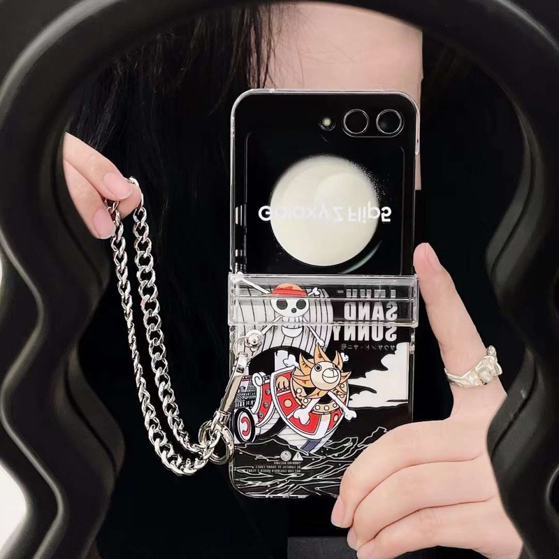 ใหม่กรณีOne Pieceอะนิเมะมังงะญี่ปุ่นการ์ตูนLuffy Tony Chopper Skullเรือน่ารักปลอกโซ่Cool Samsung Z F