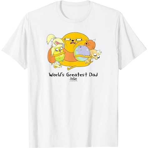 เสื้อยืด พิมพ์ลาย Adventure Time's Greatest Dad สําหรับผู้ใหญ่