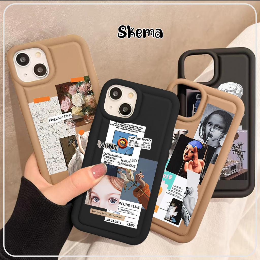 SOFTCASE SILICON CASING DELUXE MATTE SKEMA สําหรับ REALME C1 C2 2 PRO 5 5I C3 10 C11 C20 C11 C21Y C2