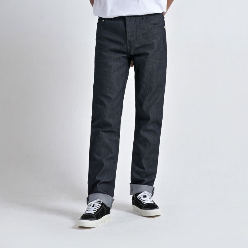 ผู้ชาย Selvedge DENIM กางเกงผู้ชายกางเกงยีนส์ Selvedge จัมโบ้