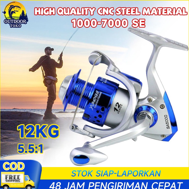 RECOMMENDED Spinning Fishing Rod SA5000 SA4000 SA3000 SA2000 SA1000 Series Spinning Fishing Reel 5.5