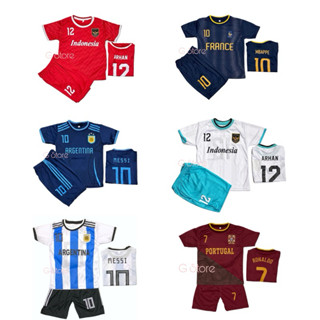 ชุดบอลเด็กฟุตบอลโลก / ฟุตบอลเด็กทีมชาติ / เสื้อฟุตบอลเด็กอาร…