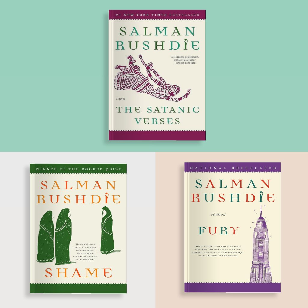 (อังกฤษ) Salman Rushdie The Satanic Verss Books Collection