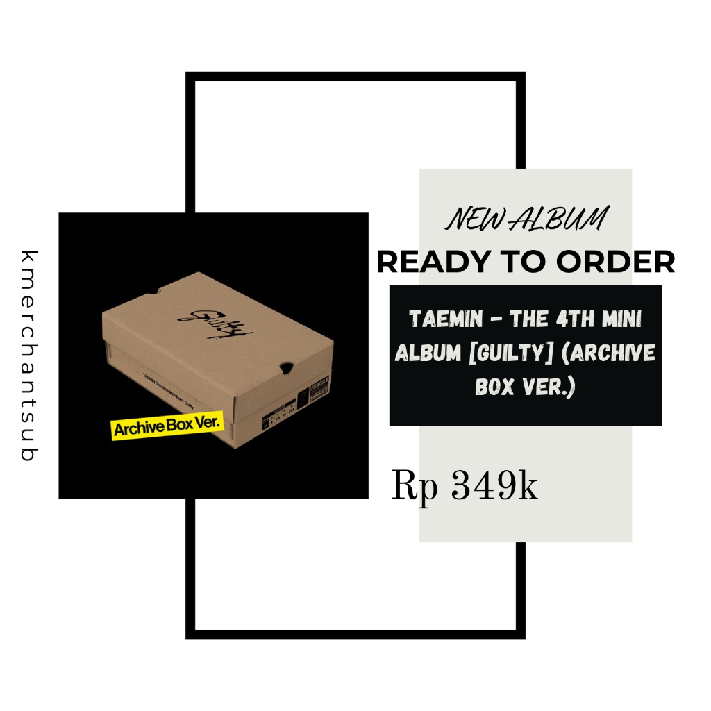 TAEMIN - The 4th Mini Album [Guilty] (Archive Box Ver.)