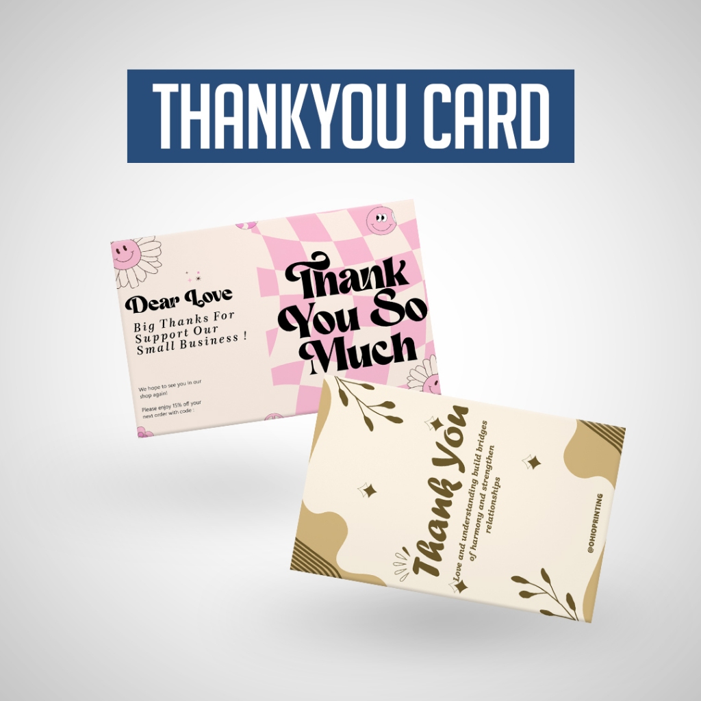 Ohio * การ์ดขอบคุณ I Online Shop Greeting Card I Thank You Card ของที่ระลึก I Thank You Card Brand I