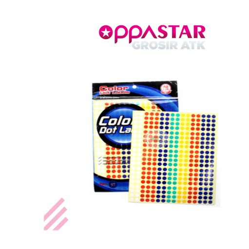 T&J Label Color Dot Sticker NO 97
