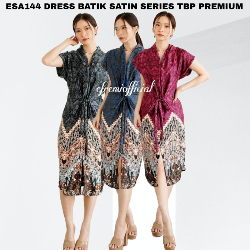 Original MODERN BATIK DRESS OFFICE WORK BATIK VN 999 / CHRISTMAS PARTY BATIK ESA144 SERIES TPP