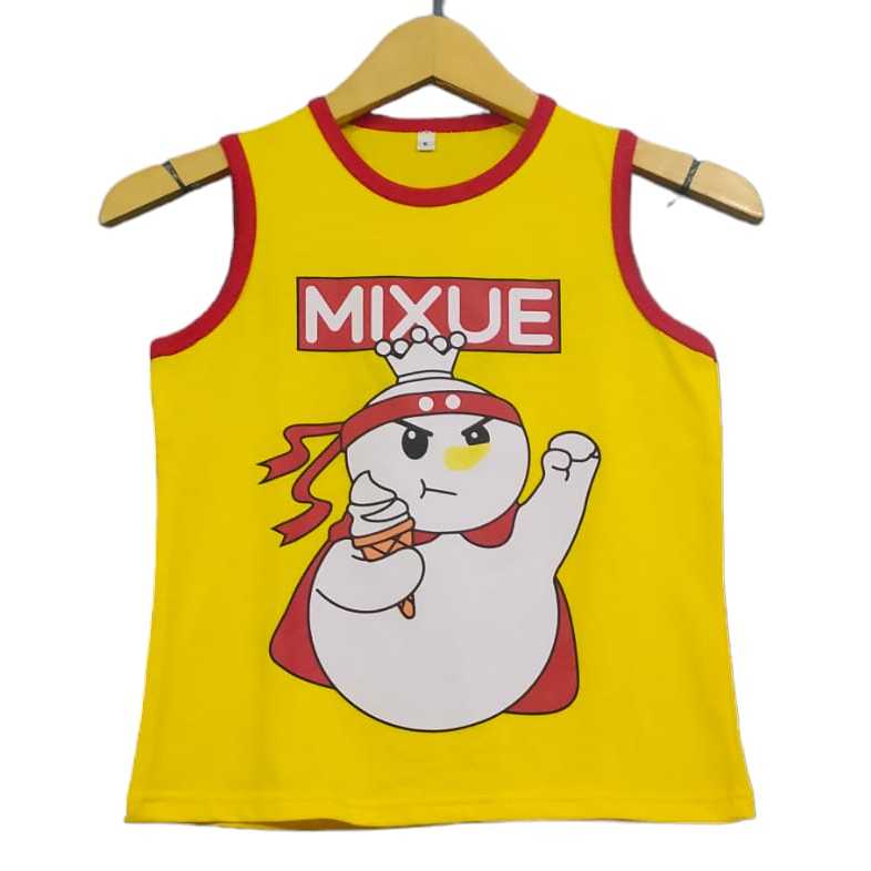 SINGLET พร้อม MIXUE MOTIF อายุ 1-12 ปี