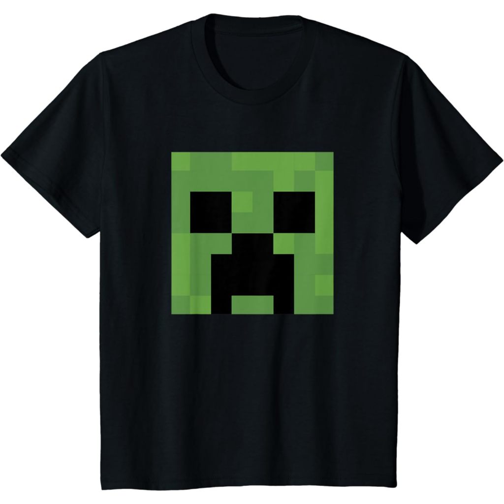 เสื้อยืด พิมพ์ลาย Minecraft Creeper Premium Distro ขนาดใหญ่ สําหรับเด็ก