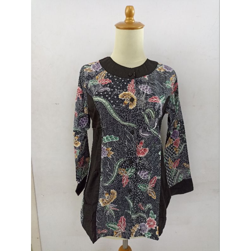 ผู้หญิง OFFICE BATIK BLOUSE SMALLER LD - 590CB277 เฉพาะขนาด S(5B4E)