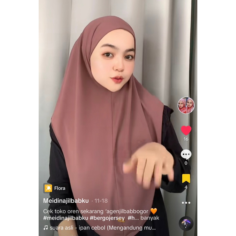 MALAY L JERSEY INSTANT HIJAB/MeidinaOri