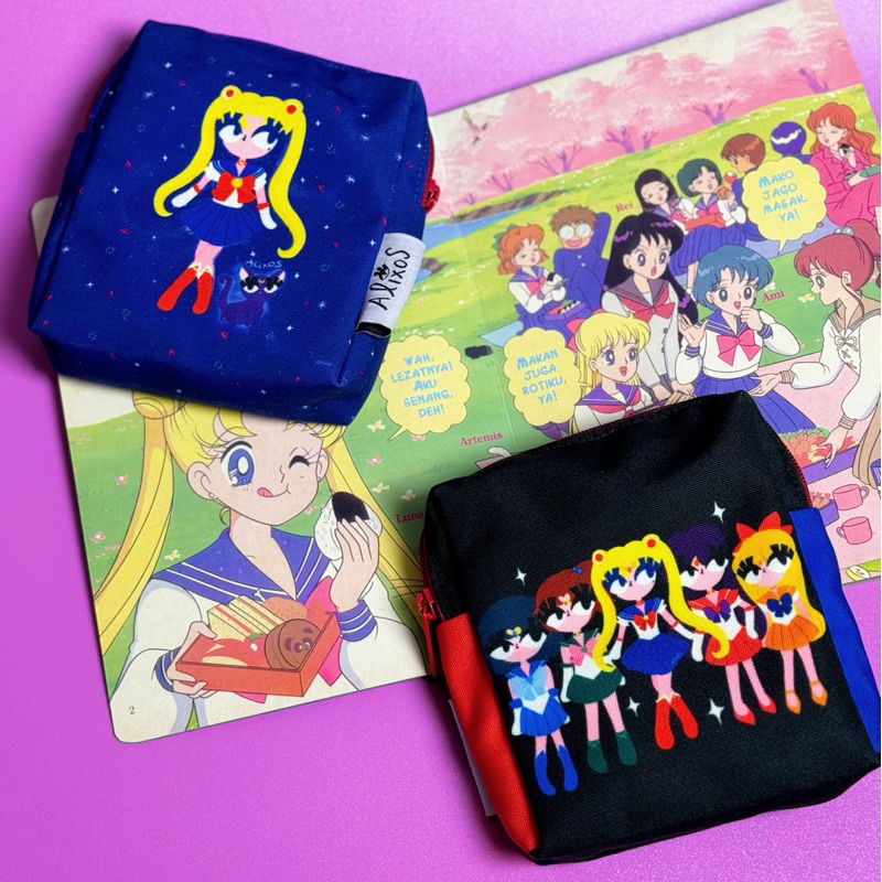 Mini Square Pouch Sailor Moon Guardians โดย Alixos