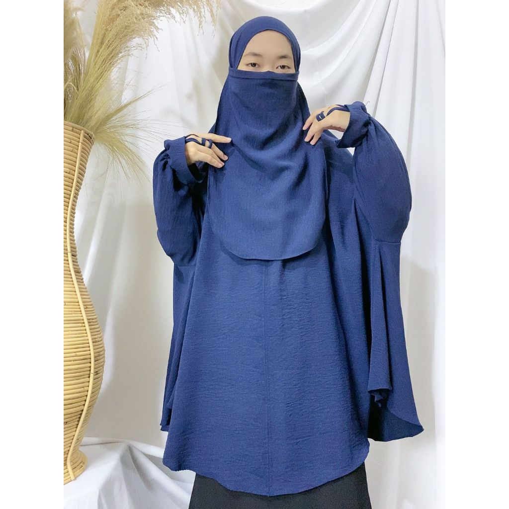 Kavin - HIJAB BERGO XXXL CRINKLE AIRFLOW PREMIUM ORIGINAL//BERGO MARYAM HAND CRINKLE//BERGO CHRAL JU