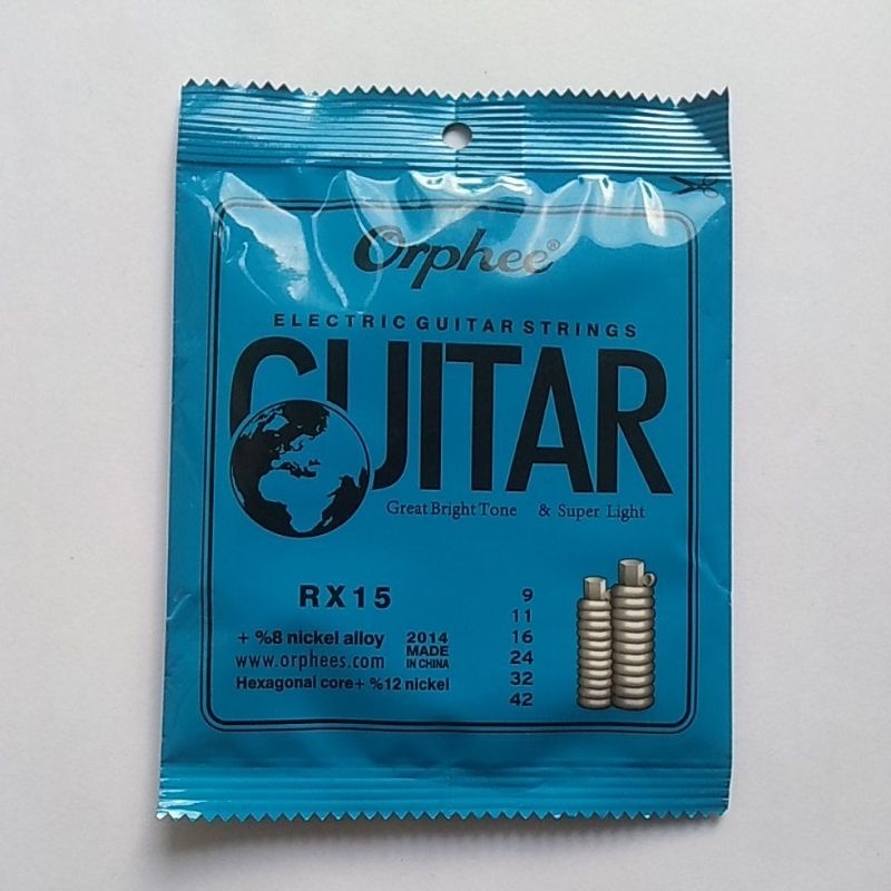 สายกีต้าร์ Orphee Electric RX15 ขนาด 9