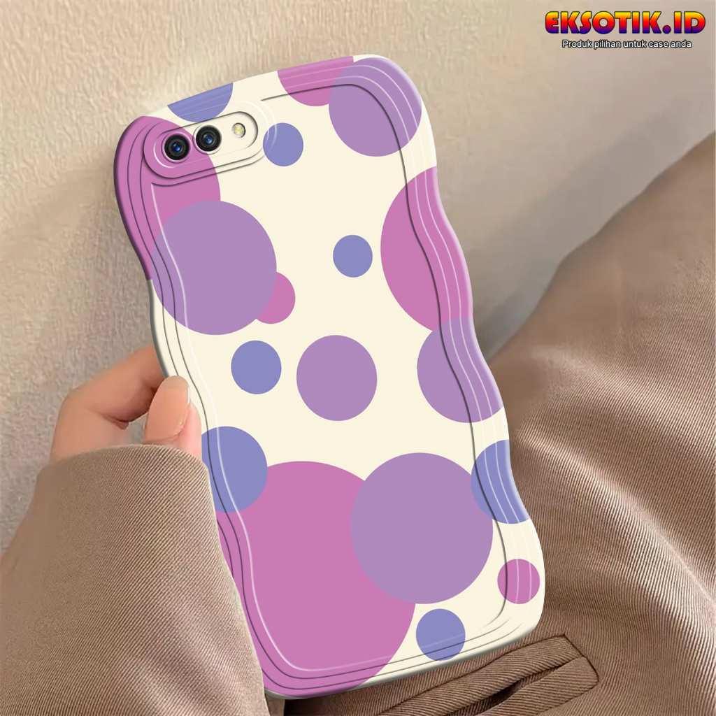 เคส HP Oppo A3s Wave Softcase/Realme C1 Motif - Exotic.id - Oppo A3s/Realme C1 Casing - เคสมือถือ - 