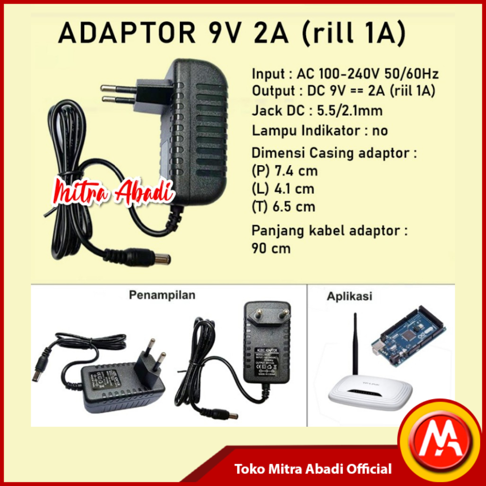 อะแดปเตอร์ 9V 2A****