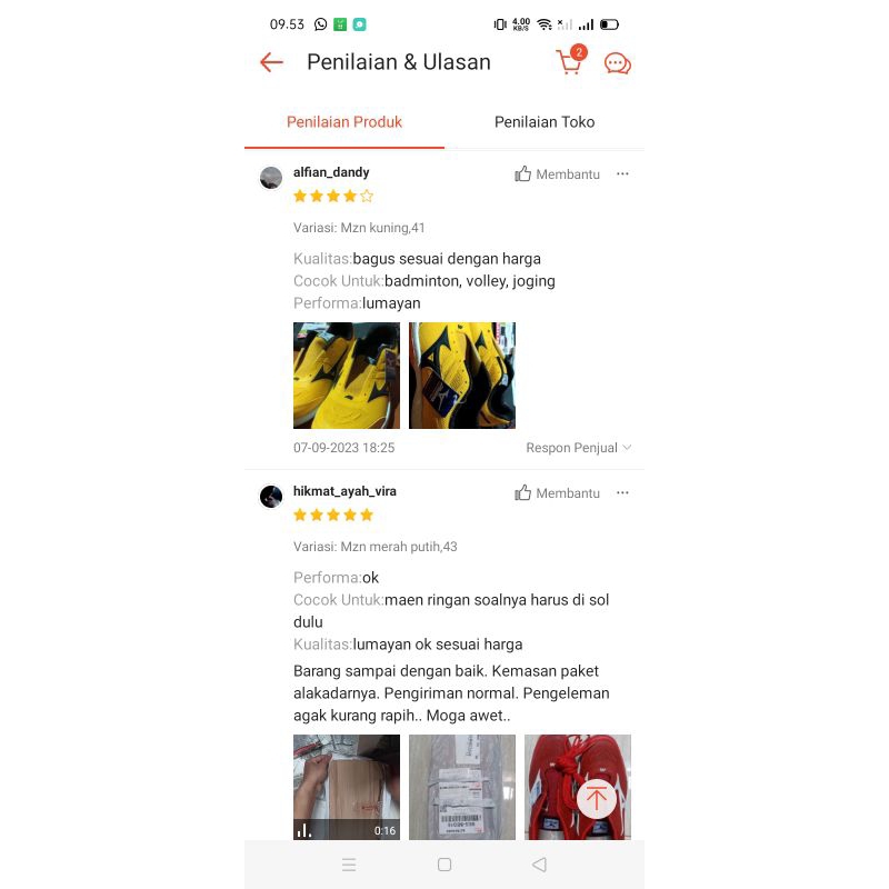 รองเท้า MIZUNO JOGGING/BADMINTON/VOLLEY