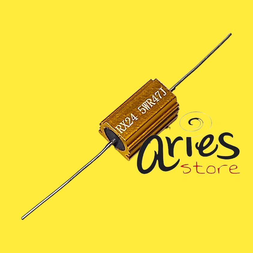 RESISTOR 0.47 OHM 5W ALUMINIUM BODY