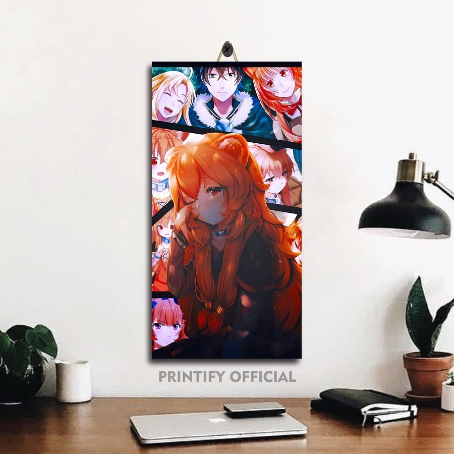 Tate No Yuusha No Nariagari โปสเตอร์ห้องภาพอะนิเมะ 15X30 / อะนิเมะตกแต่งผนัง Tate No Yuusha No Naria