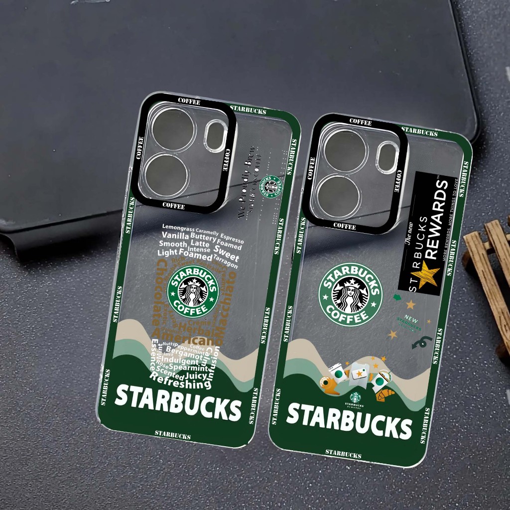 DY-841 เคสใส REDMI 13 C 4G ใหม่ 2023 SOFTCASE SILICON COFFEE MOTIF