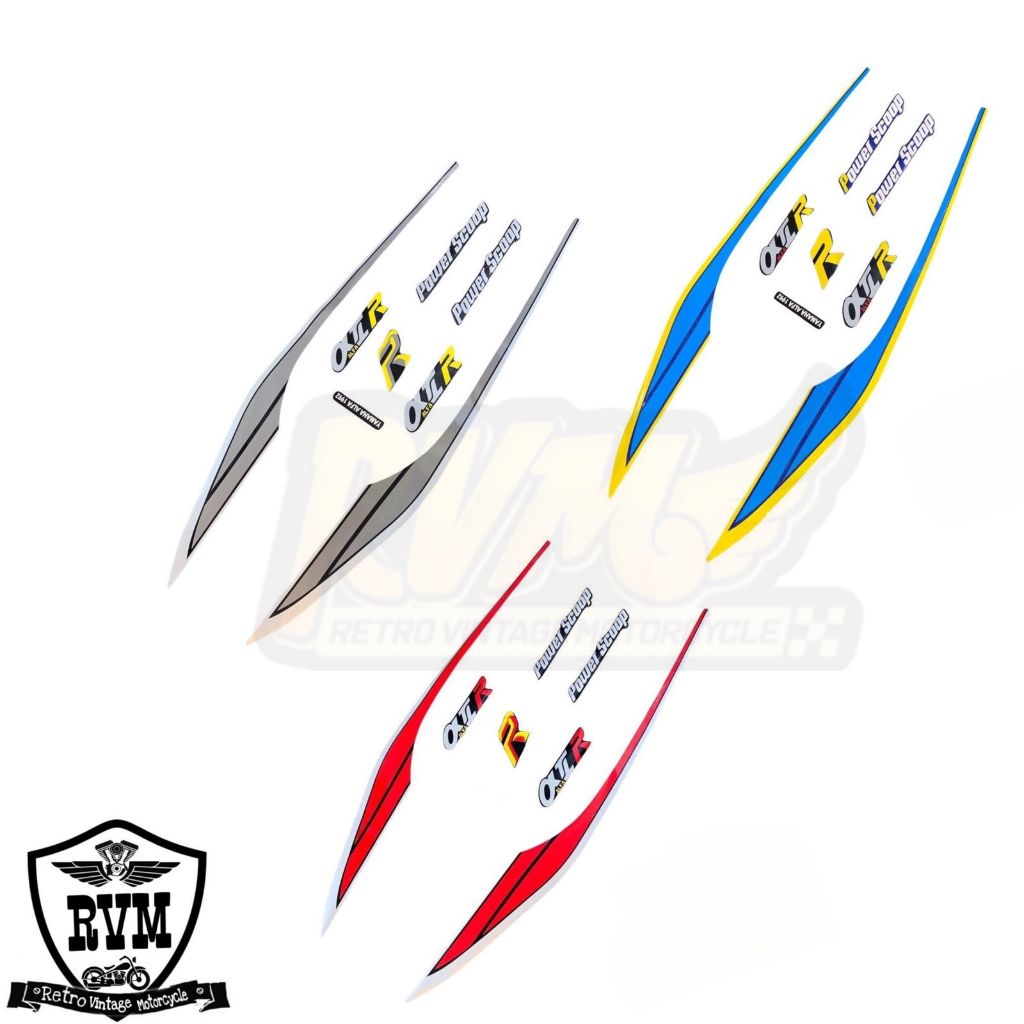 สติ๊กเกอร์ Yamaha Alfa 1992, แถบมอเตอร์ไซค์ Alfa, รายชื่อตัวถัง Yamaha Alfa 1992