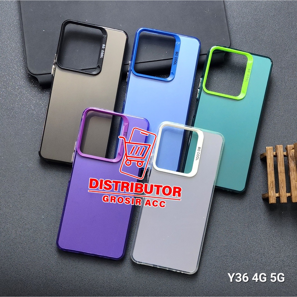VIVO Y36 5G CASE IMD HYBRID PLATE HOLOGRAM CASE SOCOOL VIVO Y36 5G SC-1