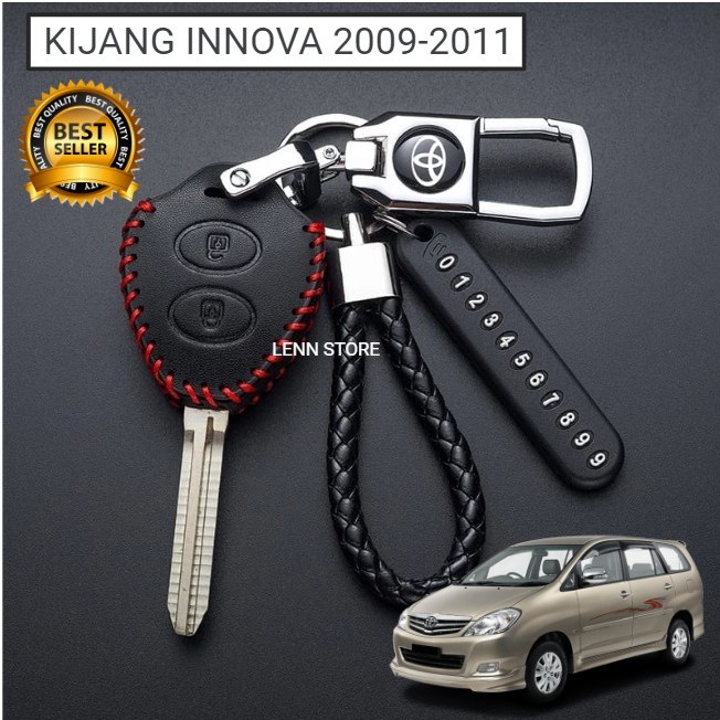 Toyota Kijang Innova 2009 2010 2011 ฝาครอบกุญแจรีโมทหนัง