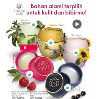 Passion Fruit / Rasperry/ Green Apple / Blackcurrant/ Original New / Original Tendercare Multi Purpose Balm