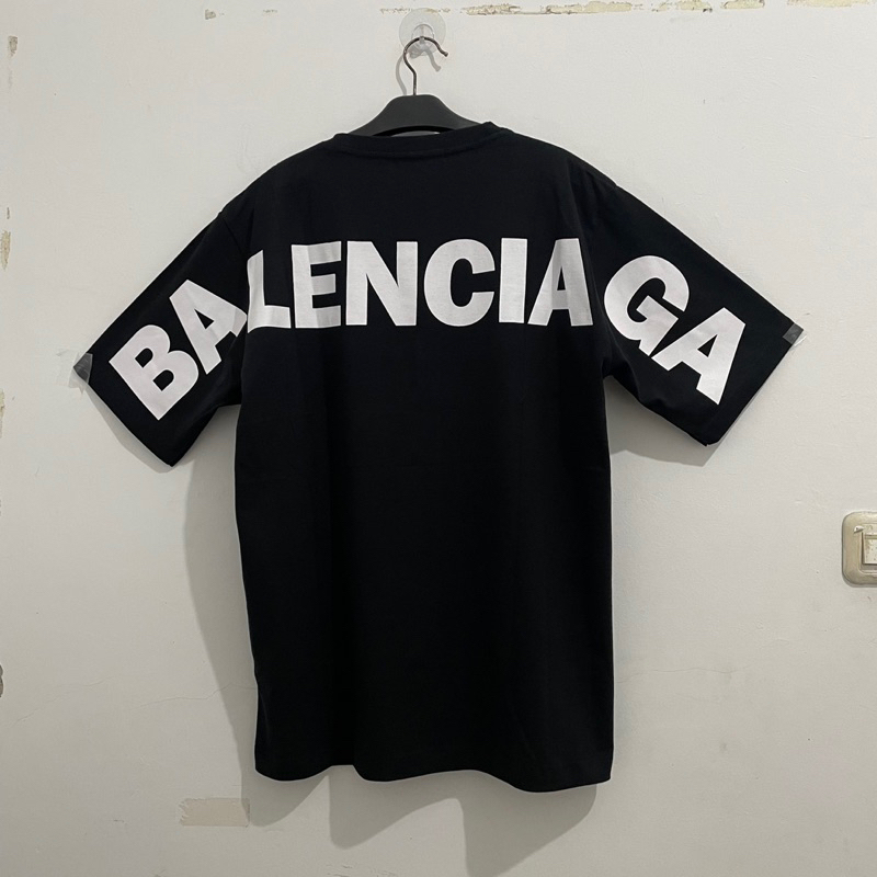 เสื้อยืด พิมพ์ลายโลโก้ Balenciaga Big Logo Second