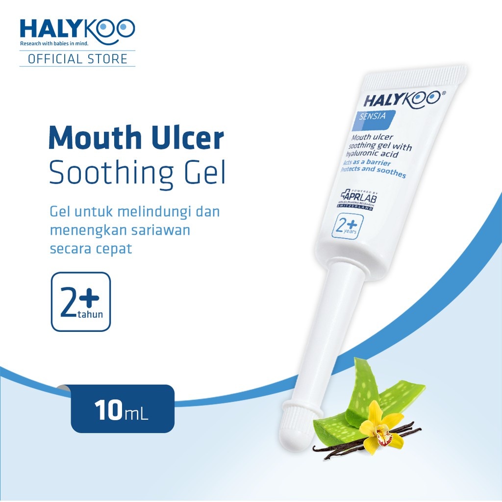 VITA65 HALYKOO MOUTH ULCER GEL สําหรับ CHILDRENS MOUTH RELIEF 10GR/VITA66 HALYKOO NAPPY CREAM SPRAY 