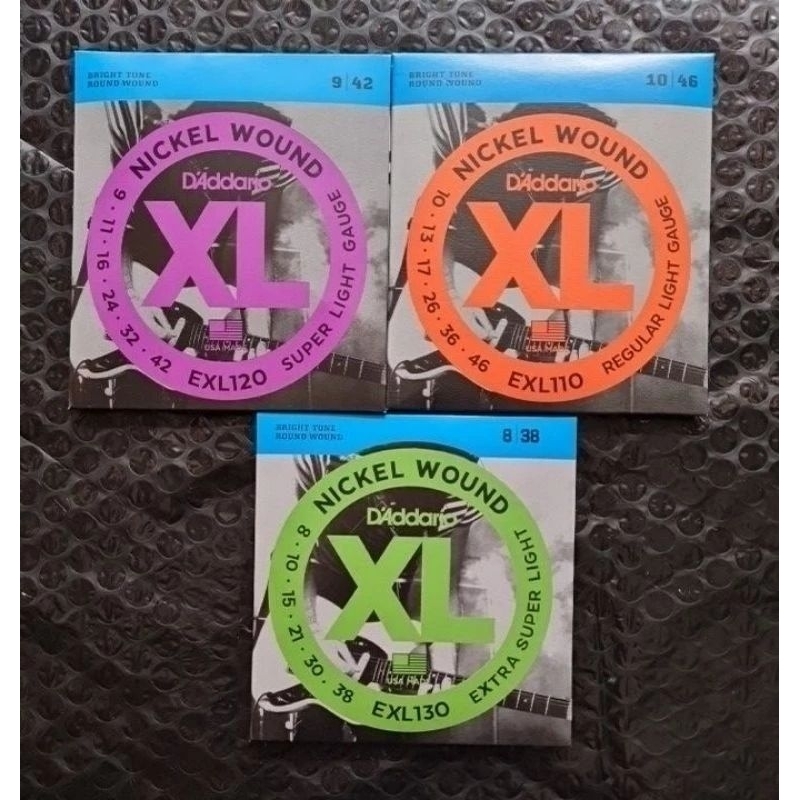 D'ADDARIO Daddario สายกีตาร์ไฟฟ้า EXL130 EXL120 EXL110 EXL115