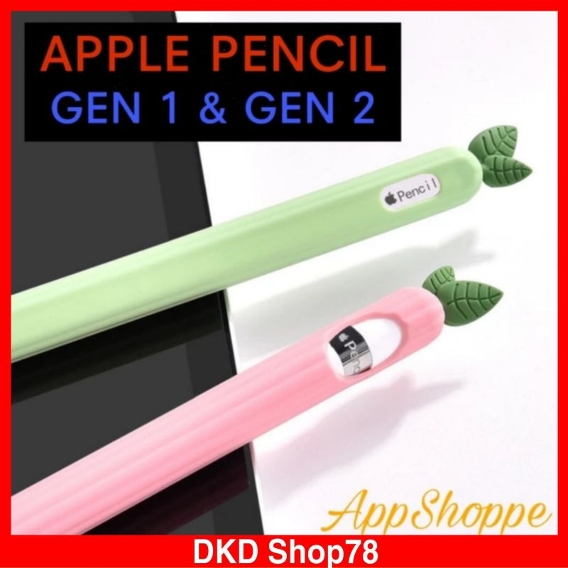 Apple Pencil Gen 1 Gen 2 เคสซิลิโคนอ ่ อนนุ ่ มรองรับไร ้ สายได ้
