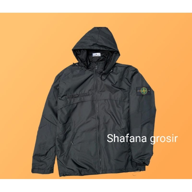 STONE ISLAND | เกาะหินแจ็คเก็ตกันน้ําเต็มแท็ก | เสื้อแจ็คเก็ต Tactikcal กันน้ํา Unisex Kren