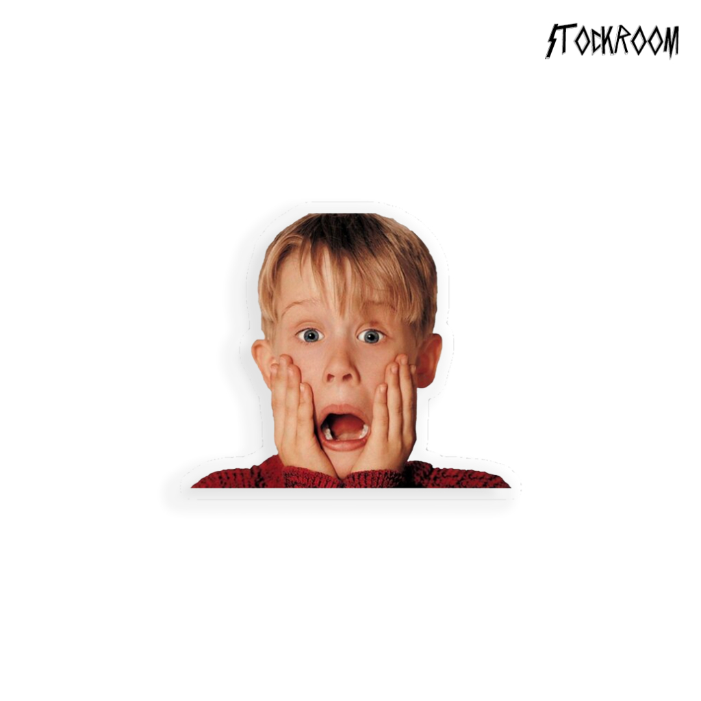 สติ๊กเกอร์ AESTHETIC "KEVIN MAC ALLISTER (HOME ALONE)" กันน้ํา สําหรับหมวกกันน็อคและแบรนด์