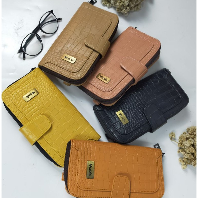 กระเป๋าสตางค์ PHONECASE HP ผู้หญิงคุณภาพดั้งเดิม SELEMPANG VCODE ABEECASE RINJANI KIARA MYQEENA AZUR