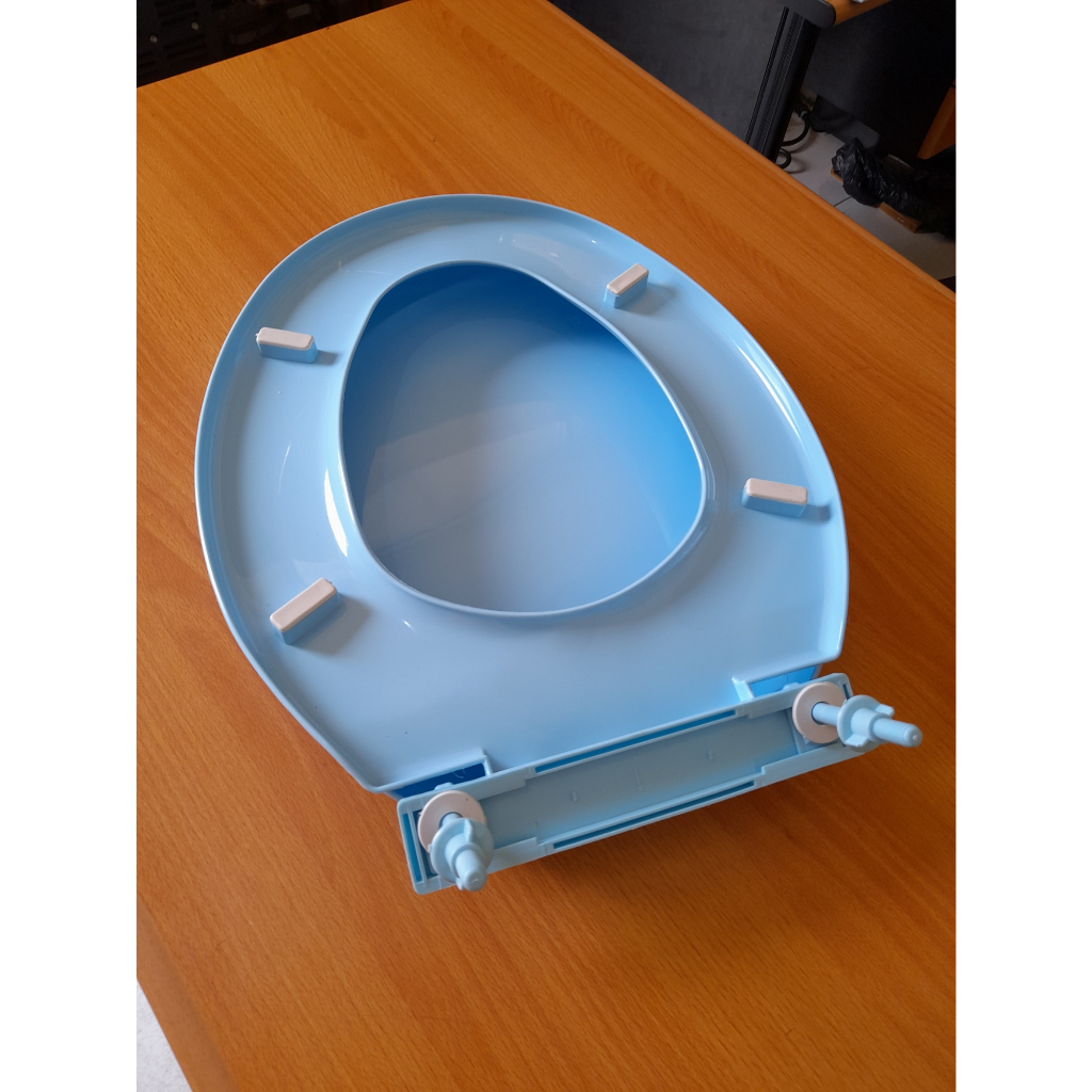 ฝาชักโครกอเนกประสงค์ เหมาะสําหรับ TOTO, AMERICAN STANDARD, IN ETC สีฟ้า