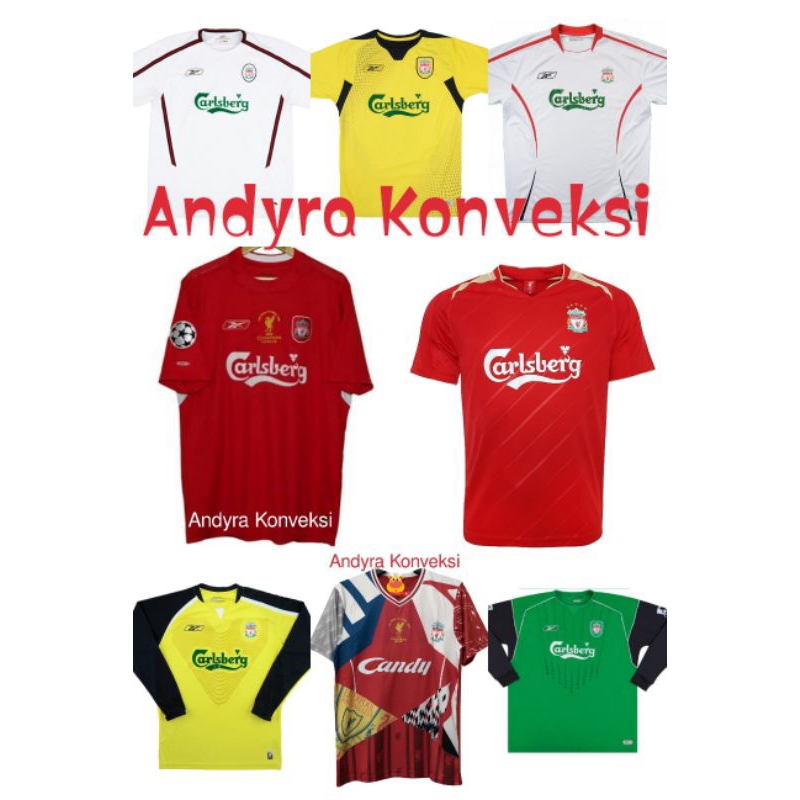 เสื้อแข่ง Retro Liverpool FC The Champions UCL 2005 - FULL PRINTING - ชุดชื่อสั่งทําฟรี