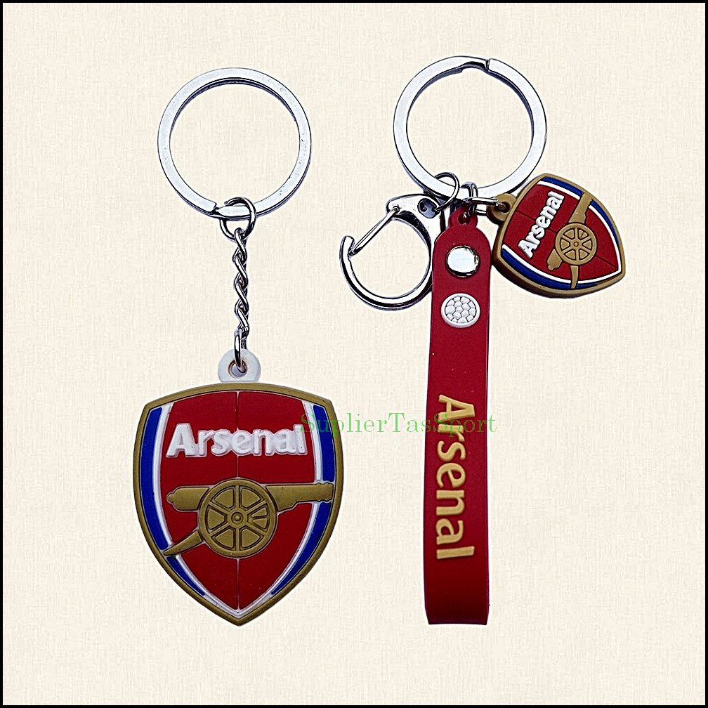 GANTUNGAN พวงกุญแจยาง ที่แขวนกระเป๋า Knicks Accessories Football Club Arsenal