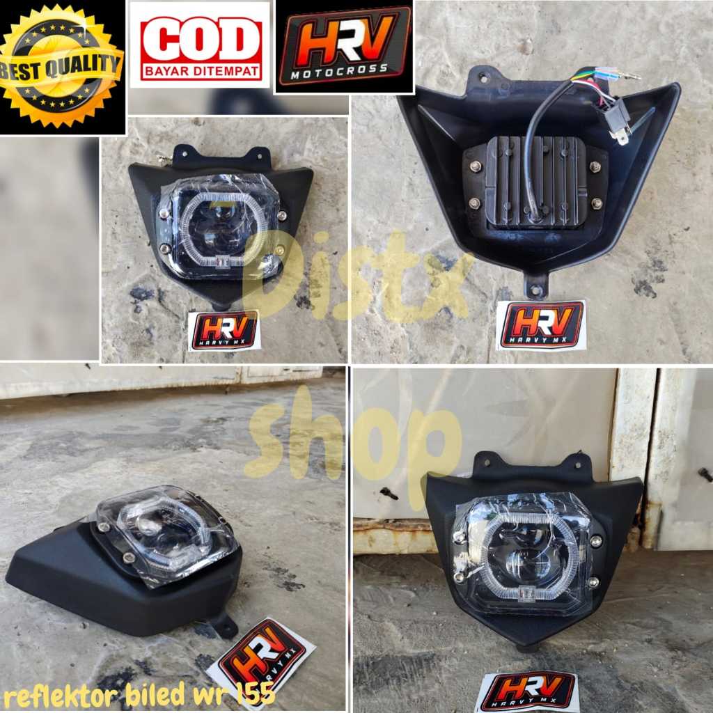 Wr 155 BILED RESERCTOR LIGHTS EXTRA BRIGHT BILED HEADLIGHTS WR 155 ไฟหน้า