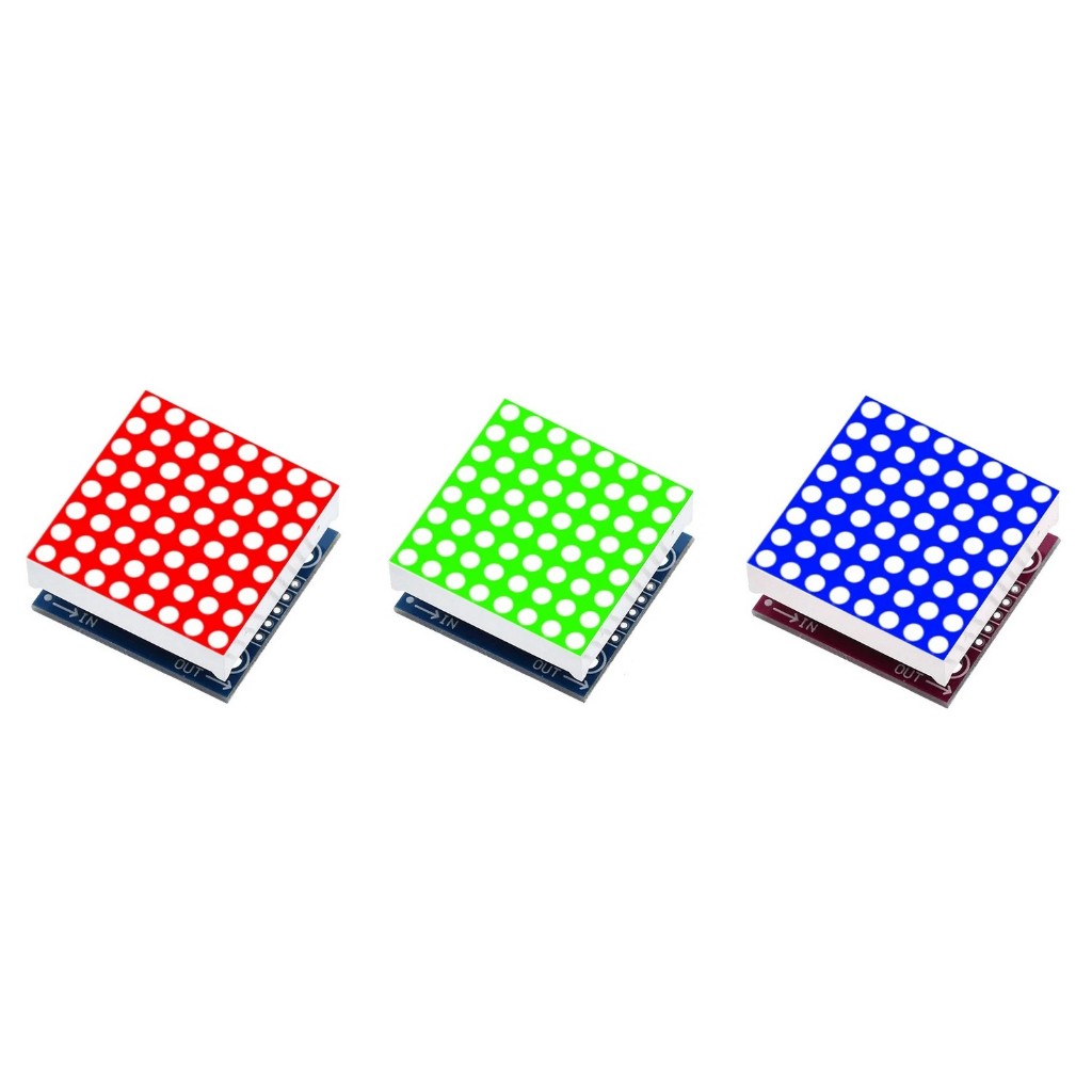 MAX7219 LED Dot Matrix 8x8 Display Module - AIFRobotic